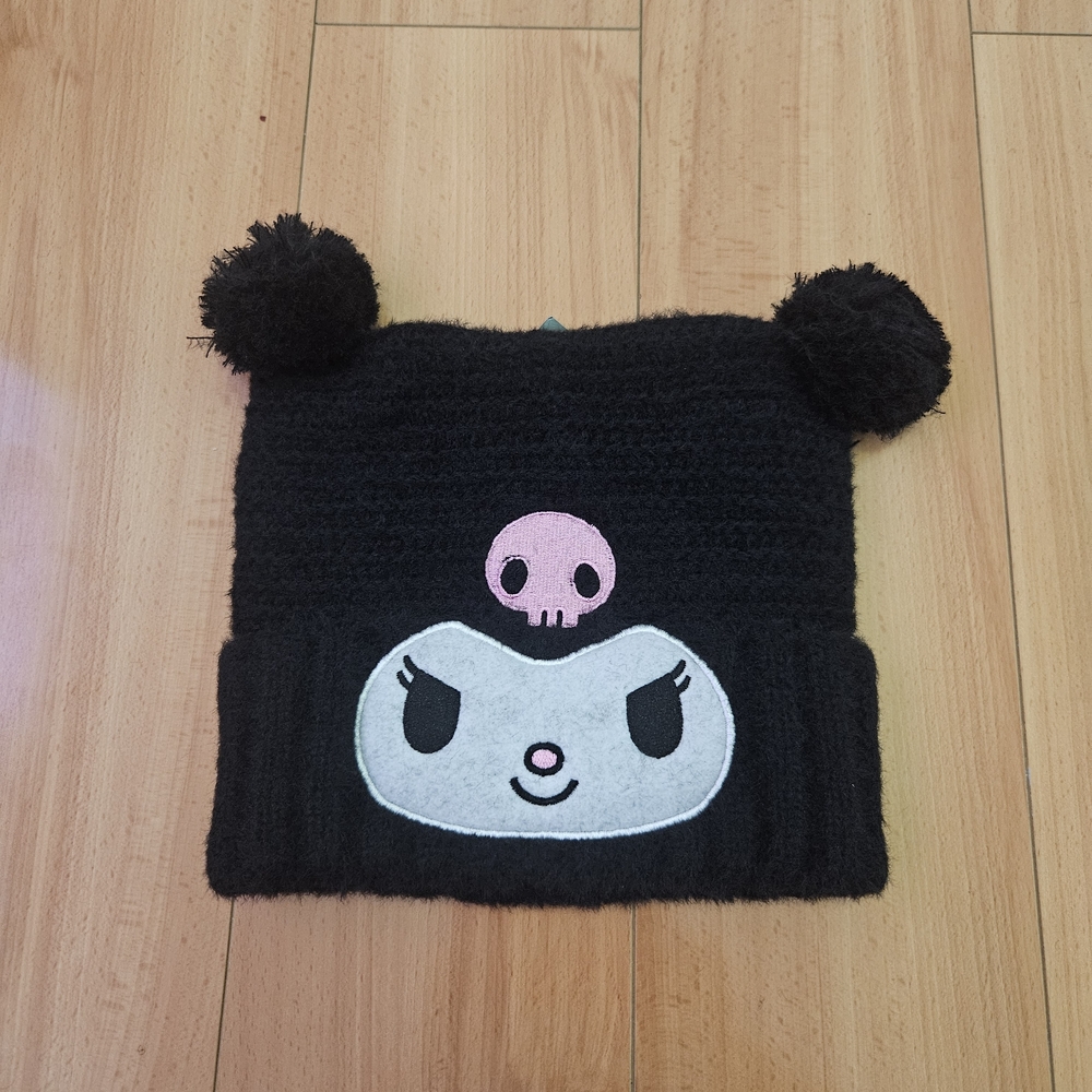 Kuromi Pom Pom Hat